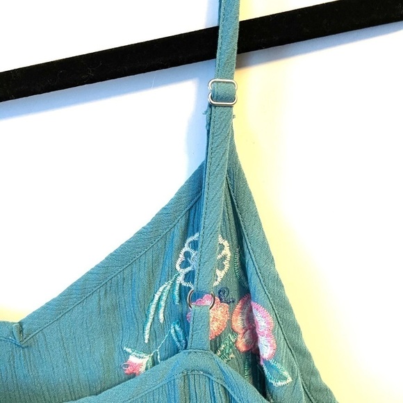 Floral detail gauze maxi - Picture 11 of 12